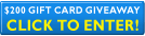 $200 gift card giveaway. Click to enter!
