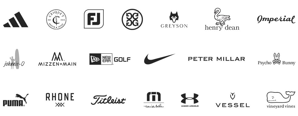 Golf Locker Custom - All of these brands and more...