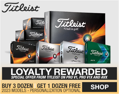 Titleist Loyalty Rewarded Promo 2023 - Pro V1, Pro V1X, AVX Golf Balls