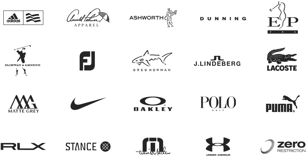 Golf Clothing Brand Logos