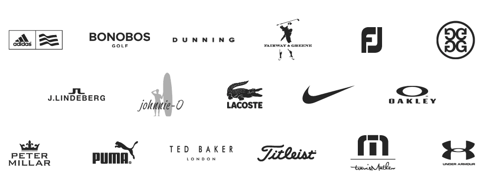 Golf Locker Custom - Add your logo to these brands and more.