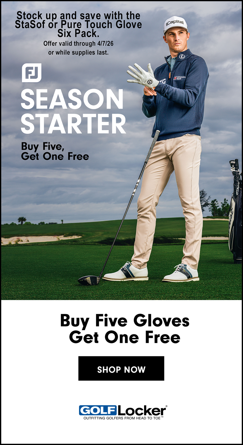 FJ Gloves Deal - Buy 5 Get 1 Free