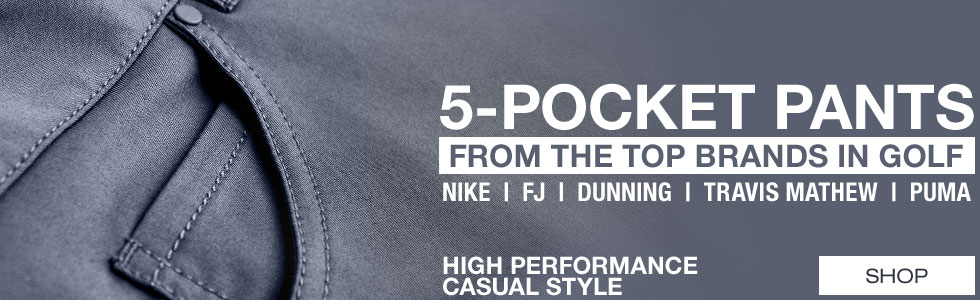 5-Pocket Pants from the Top Brands in Golf