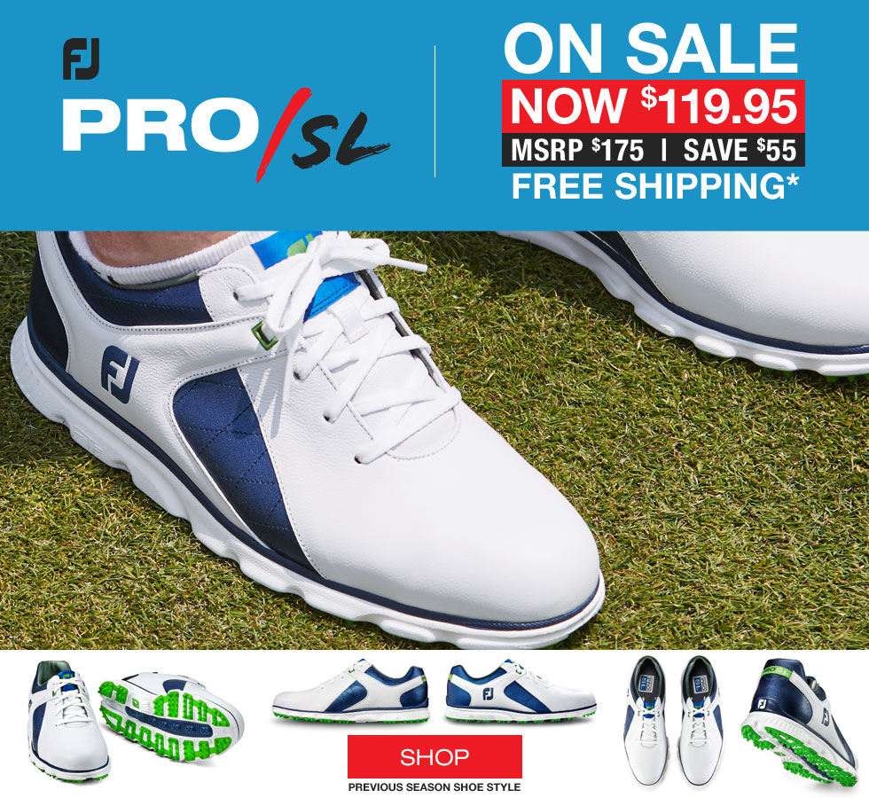 FJ Pro SL Spikeless Golf Shoes - ON SALE