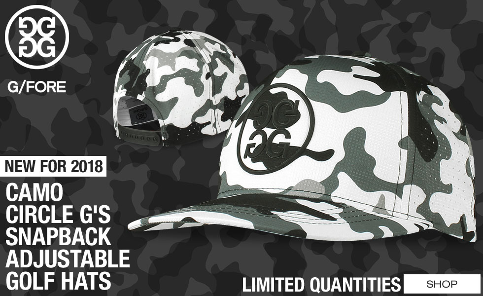 G/Fore Camo Circle G's Snapback Adjustable Golf Hats