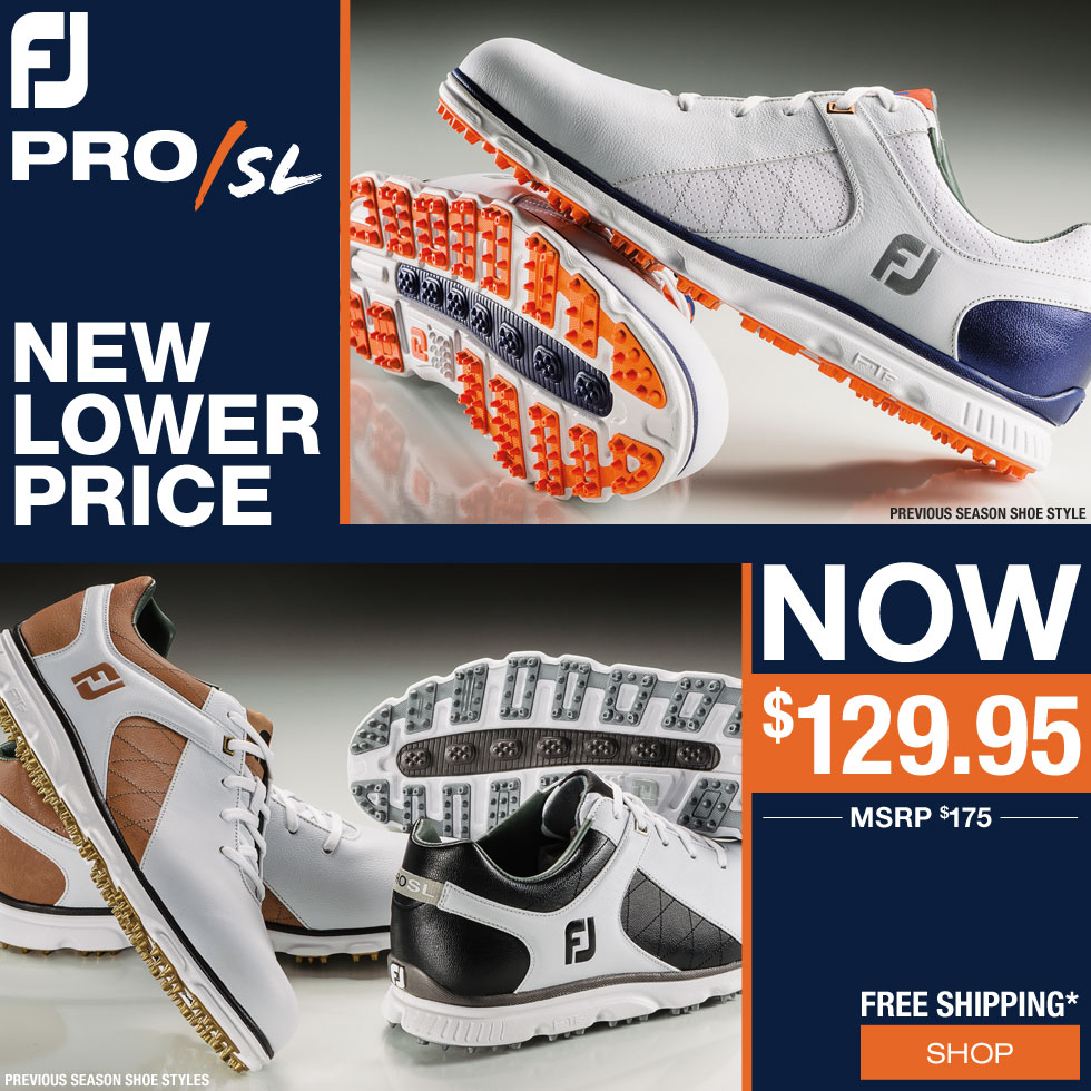 FJ Pro/SL Spikeless Golf Shoes On Sale