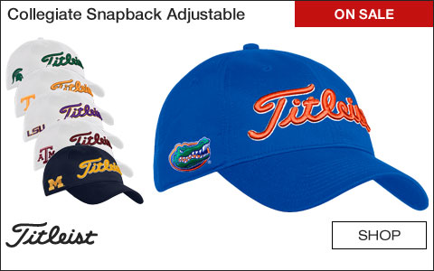 Titleist Collegiate Adjustable Golf Hats - ON SALE