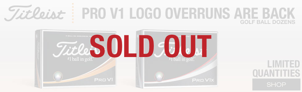 Titleist Pro V1 Logo Overruns Are Back