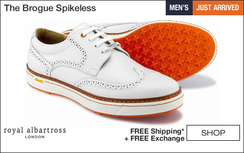 Royal Albartross - The Brogue Spikeless Golf Shoes