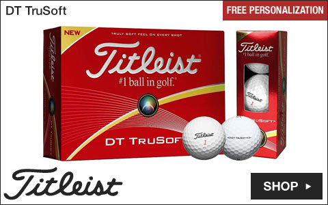 Titleist DT TruSoft Golf Personalized Balls - HOLIDAY FREE PERSONALIZATION