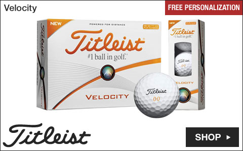 Titleist Velocity Personalized Golf Balls - HOLIDAY FREE PERSONALIZATION