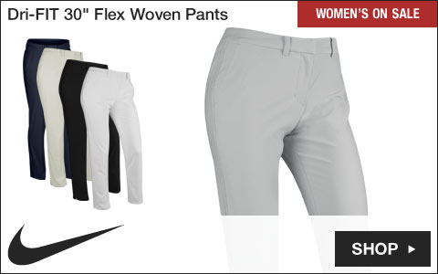 Nike Women's Dri-FIT 30inch Flex Woven Golf Pants - ON SALE