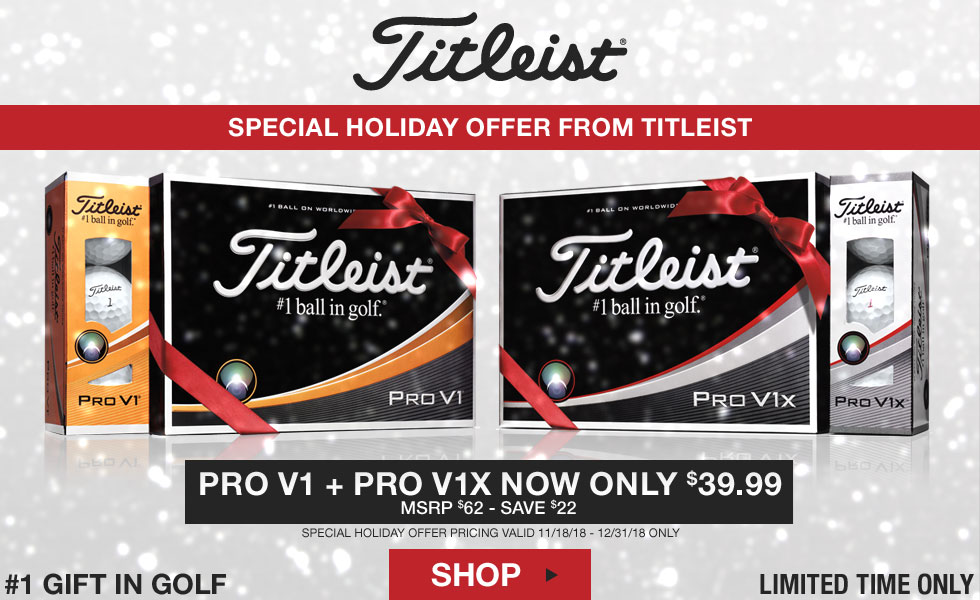 Special Holiday Pricing on Pro V1 and Pro V1X Golf Balls