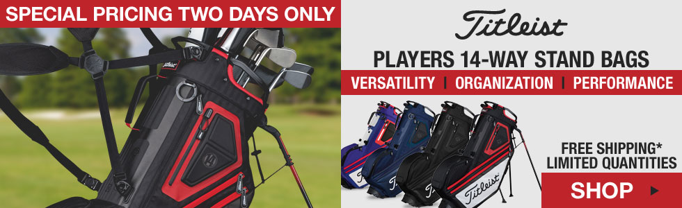 Titleist Players 14-Way Stand Golf Bags - HOLIDAY SPECIAL