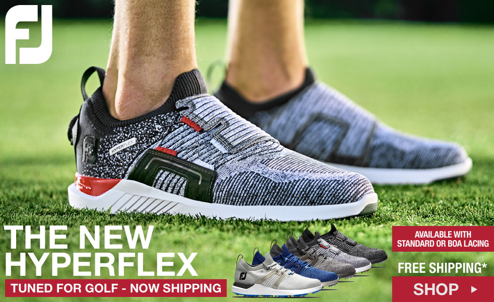 The New 2021 FJ Hyperflex Shoes at Golf Locker