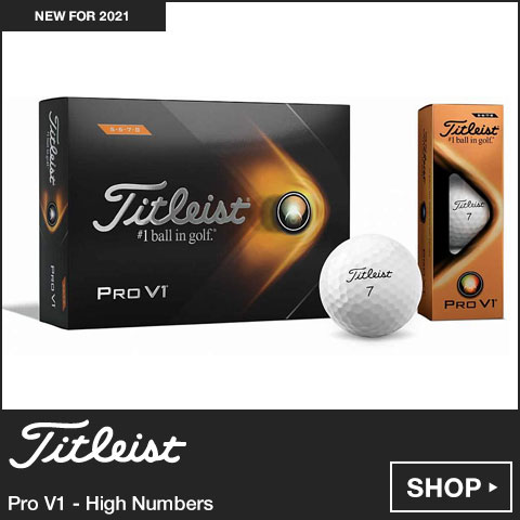 Titleist Pro V1 Golf Balls - High Numbers