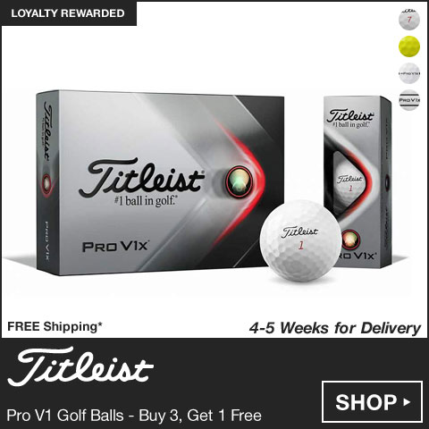 Titleist Pro V1X Golf Balls - Buy 3, Get 1 Free