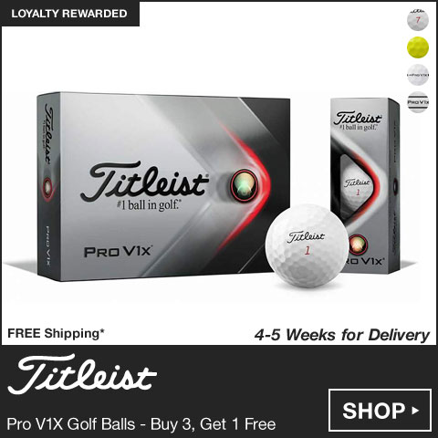 Titleist Pro V1X Golf Balls - Buy 3, Get 1 Free