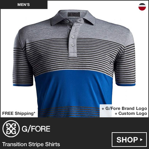 G/FORE Transition Stripe Golf Shirts