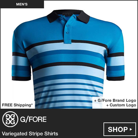 G/FORE Variegated Stripe Golf Shirts