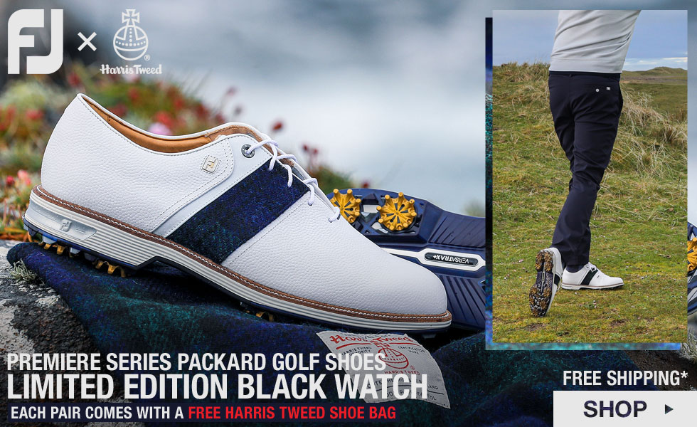 FJ Premiere Series Packard Golf Shoes - Limited Edition Black Watch