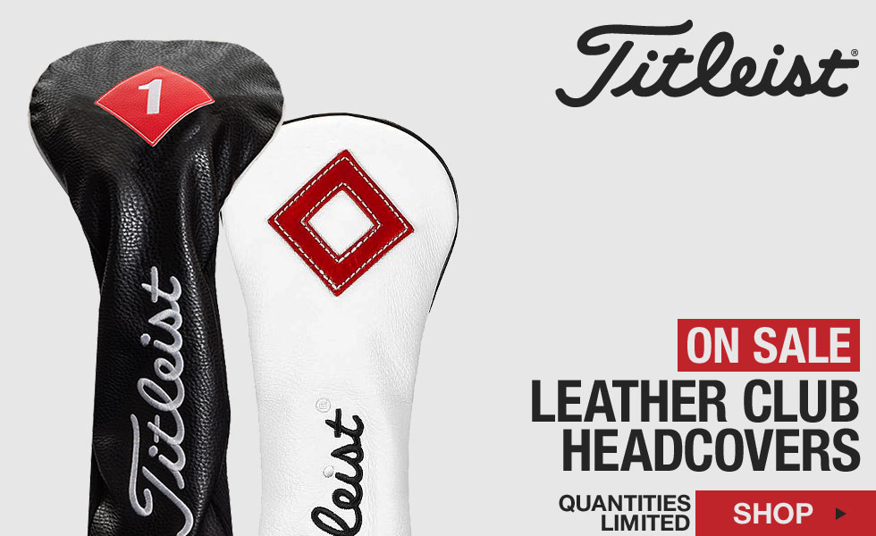 Titleist Leather Golf Club Headcovers - ON SALE