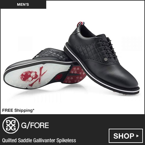 G/FORE Quilted Saddle Gallivanter Spikeless Golf Shoes