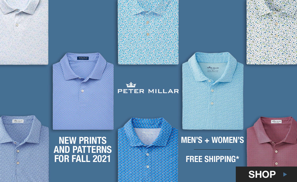 Peter Millar Fall 2021 Polos at Golf Locker