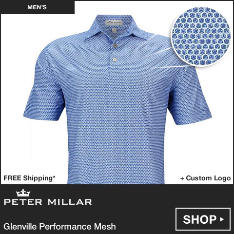 Peter Millar Glenville Performance Mesh Golf Shirts