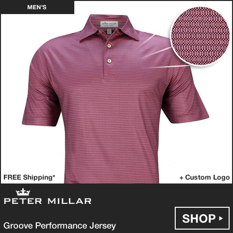 Peter Millar Groove Performance Jersey Golf Shirts