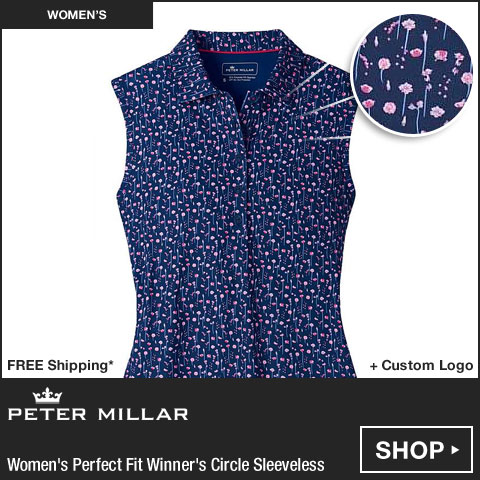 Peter Millar Women's Perfect Fit Winner's Circle Sleeveless Golf Shirts