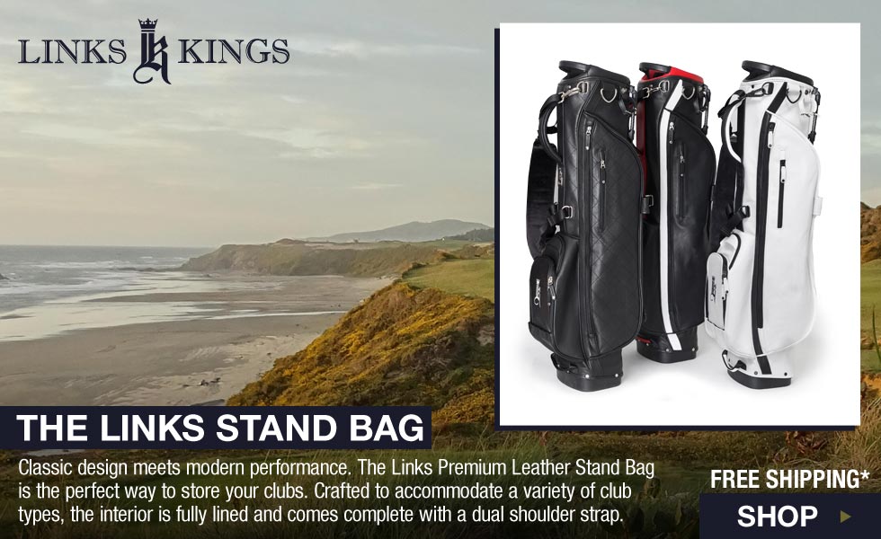Links and Kings - Links Premium Leather Stand Bags at Golf Locker