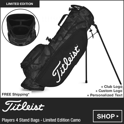 Titleist Players 4 Stand Golf Bags - Limited Edition Camo