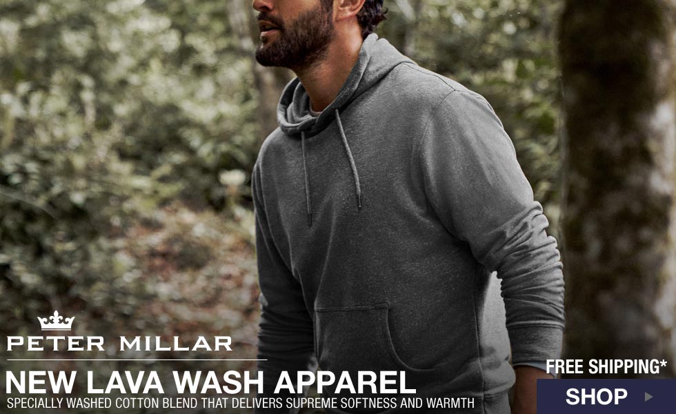 Peter Millar Lava Wash Apparel - New for Fall 2021