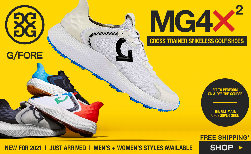 New G/FORE MG4X2 Cross Trainer Spikeless Golf Shoes at Golf Locker