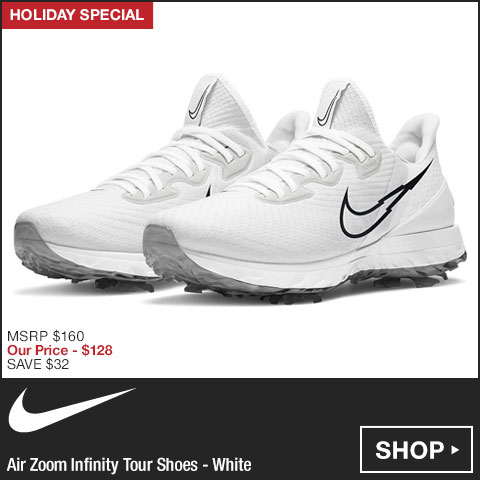Nike Air Zoom Infinity Tour Golf Shoes - White - Holiday Special