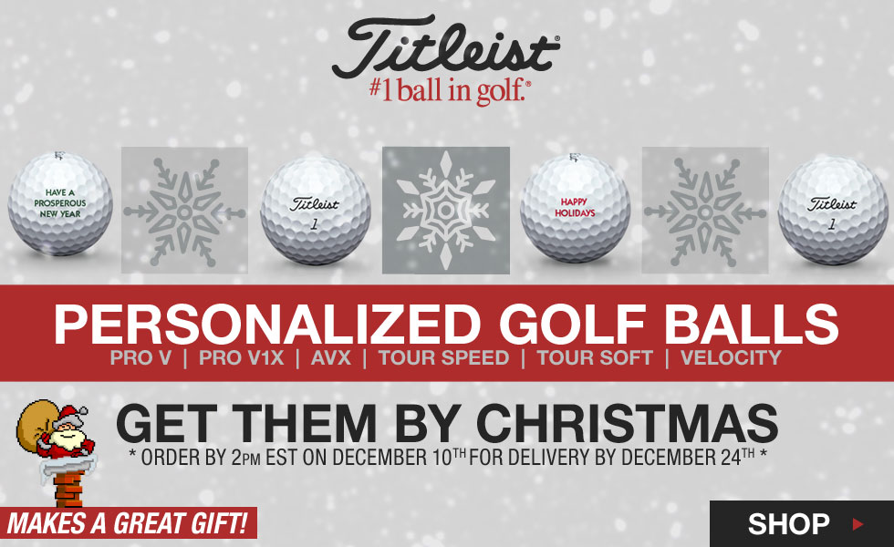 Titleist Personalized Balls at Golf Locker - The Number 1 Gift in Golf