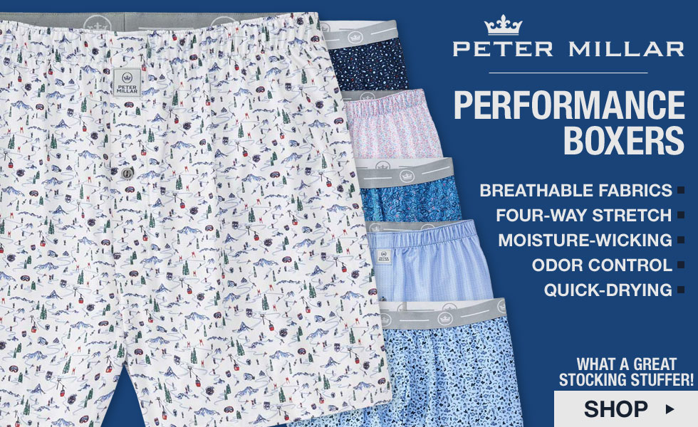 Peter Millar Performance Boxers at Golf Locker