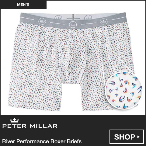 Peter Millar River Performance Boxer Briefs at Golf Locker