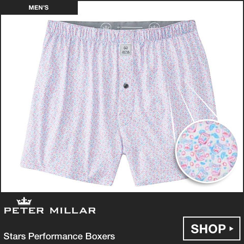 Peter Millar Stars Performance Boxers at Golf Locker