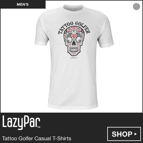 LazyPar Tattoo Golfer Casual T-Shirts at Golf Locker