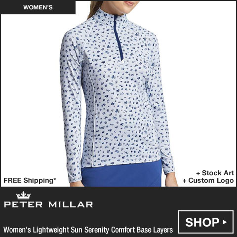 Peter Millar Women's Lightweight Sun Serenity Beach Comfort Golf Base Layers at Golf Locker