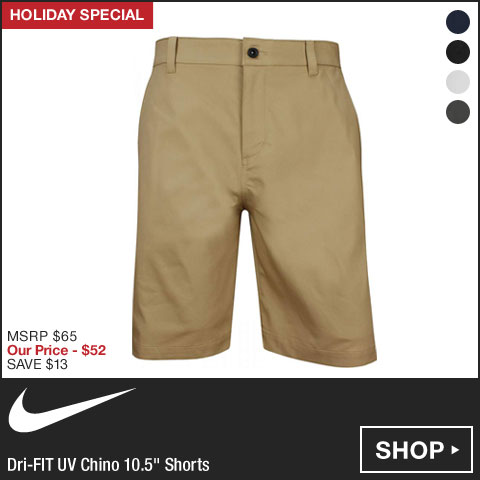 Nike Dri-FIT UV Chino 10.5inch Golf Shorts - HOLIDAY SPECIAL