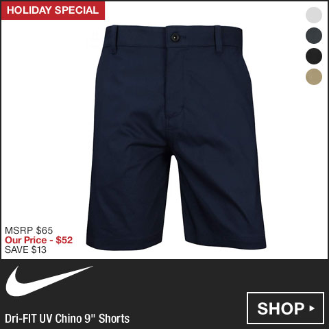 Nike Dri-FIT UV Chino 9inch Golf Shorts - HOLIDAY SPECIAL