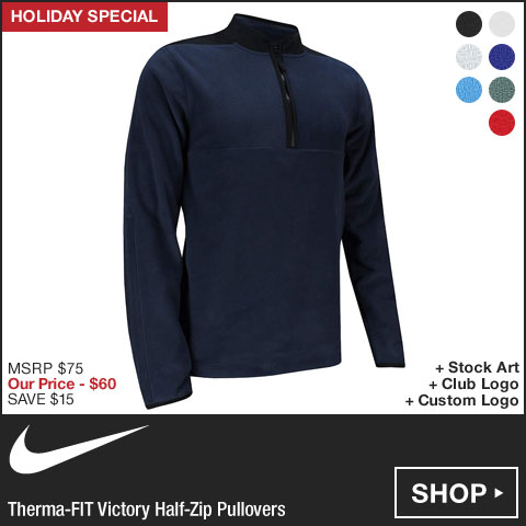 Nike Therma-FIT Victory Half-Zip Golf Pullovers - HOLIDAY SPECIAL