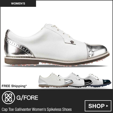 G/FORE Cap Toe Gallivanter Women's Spikeless Golf Shoes at Golf Locker