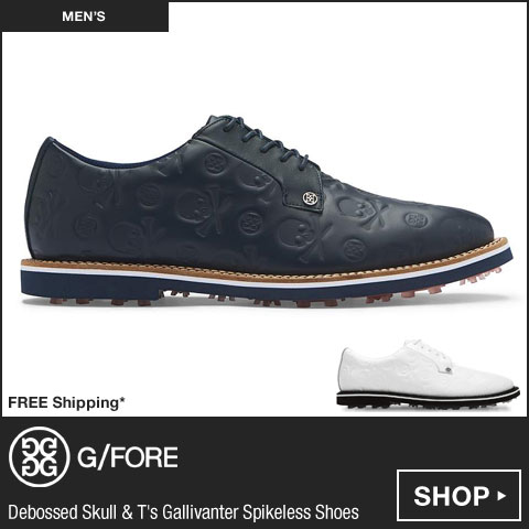 G/FORE Debossed Skull & T's Gallivanter Spikeless Golf Shoes at Golf Locker