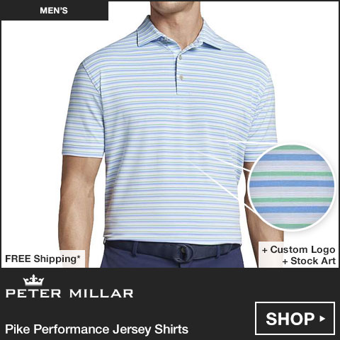 Peter Millar Pike Performance Jersey Golf Shirts at Golf Locker