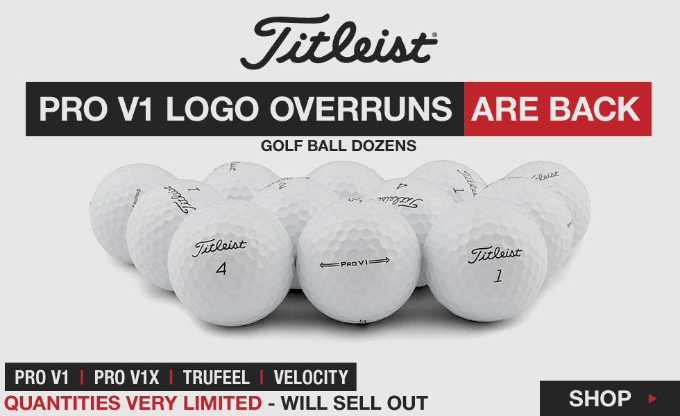 Shop All Titleist Logo Overrun Golf Balls at Golf Locker