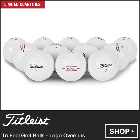 Titleist TruFeel Golf Balls - Logo Overruns at Golf Locker